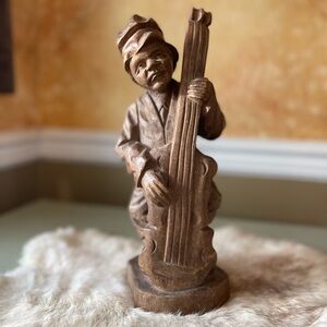 Vintage Hand-carved Hobo Sculpture